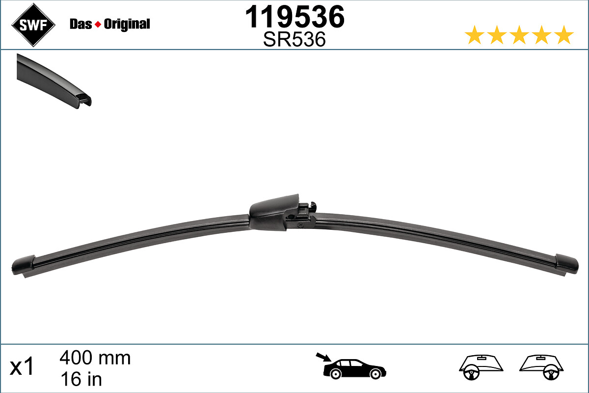 Wiper Blade - 119536 SWF